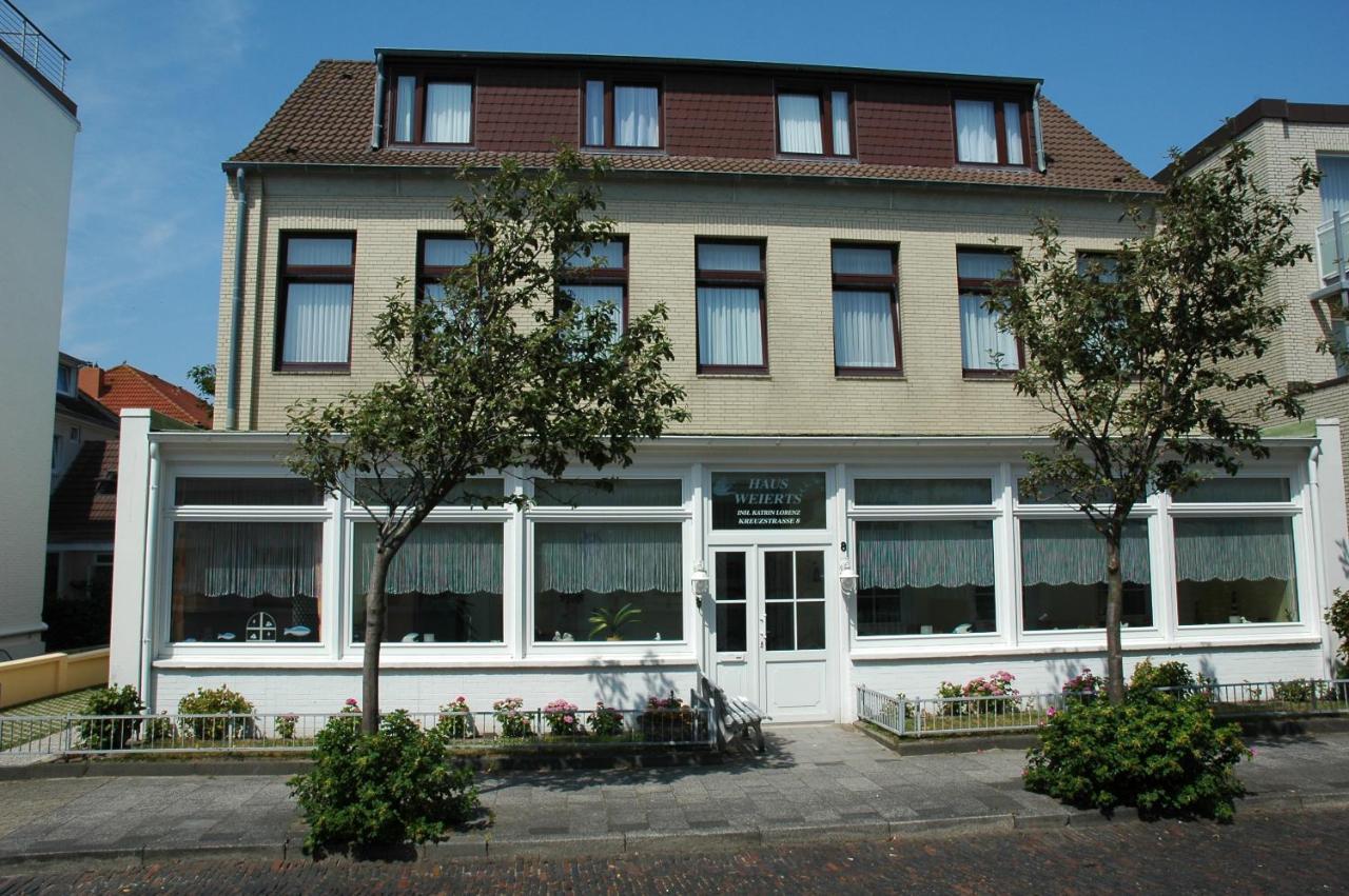 Pension Haus Weierts Norderney Bagian luar foto